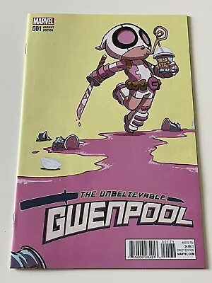 Buy The Unbelievable Gwenpool #1 Skottie Young Baby Variant Marvel Comics • 50£