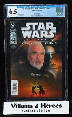 Buy Star Wars: Episode II-Attack Of The Clones #2 ~ CGC 6.5 ~ Photo Cover ~ (2002) • 31.86£