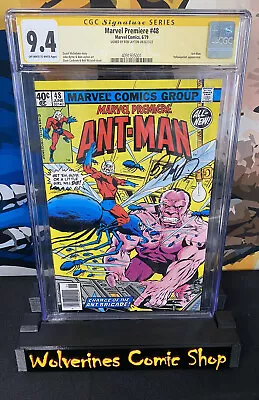 Buy Marvel Premiere Ant-Man #48 CGC 9.4 Signed Bob Layton Newsstand Marvel Comics • 114.78£