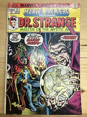 Buy Marvel Premiere #11: Dr. Strange “Homecoming!  Origin Re-told Marvel Oct 1973 • 6.43£