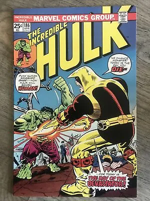 Buy The Incredible Hulk #186 ~ NEAR MINT NM ~ 1975 MARVEL COMICS • 23.74£