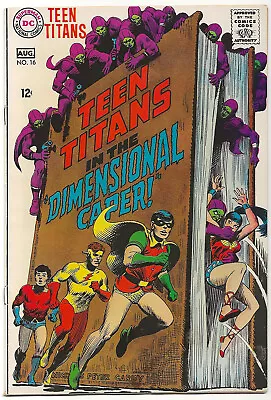 Buy Teen Titans #16 (1968) Silver Age Key Comic, 1st Appearance Aliens Dimension X • 38.38£