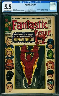Buy FANTASTIC FOUR  # 54  Attractive CGC Grade! Affordable 5.5!    3996782018 • 53.04£