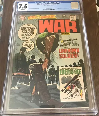 Buy Star Spangled War Stories 151   CGC 7.5   First Appearance Unknown Soldier • 336.86£