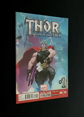 Buy Signed Thor God Of Thunder #1 Esad Ribic Jason Aaron 1st Old King Thor • 15.93£