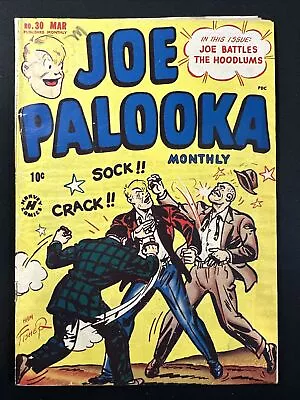 Buy Joe Palooka #30 Golden Age Comic Harvey 1st Print Vintage 1949 Pre Code Good • 11.82£