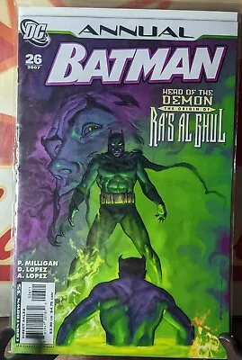 Buy Batman Annual #26 (Oct. 07') NM- (9.2) Origin Of Ra's Al Ghul/ Damian Wayne App. • 3.78£