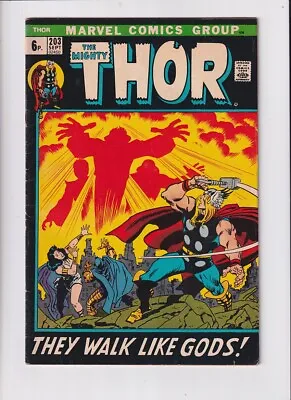 Buy Thor (1962) # 203 UK Price (6.0-FN) (1820502) 1972 • 13.50£