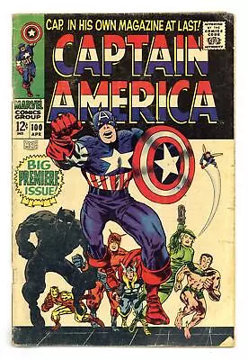 Buy Captain America #100 GD- 1.8 1968 • 115.93£