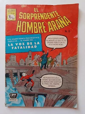 Buy Vintage Tales To Astonish El Sorprendente Hombre Araña 15 Mexican LA PRENSA 60's • 80.05£