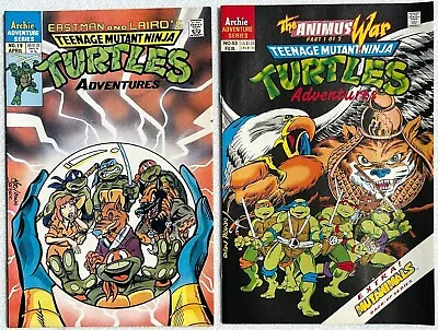 Buy Set Of 2 Teenage Mutant Ninja Turtles Archie Comics - #19, 53 - NICE • 27.98£