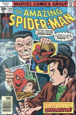 Buy Amazing Spider-Man #169 VG 1977 Stock Image Low Grade • 8.34£