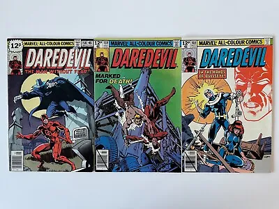 Buy Daredevil Vol. 1 Numbers 158 To 160 (Roger McKenzie & 1st Frank Miller) 1979 • 72.95£