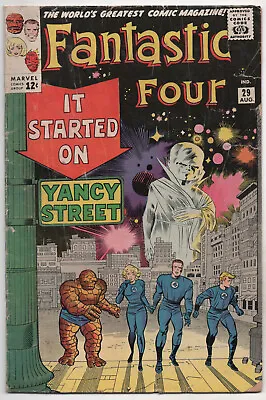 Buy Fantastic Four 29 Marvel 1964 VG Watcher Dcotor Doom Jack Kirby Stan Lee • 119.50£
