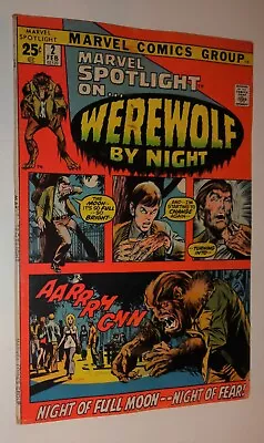 Buy Marvel Spotlight #2 First Werewolf By Night F/vf 1972 • 359.41£