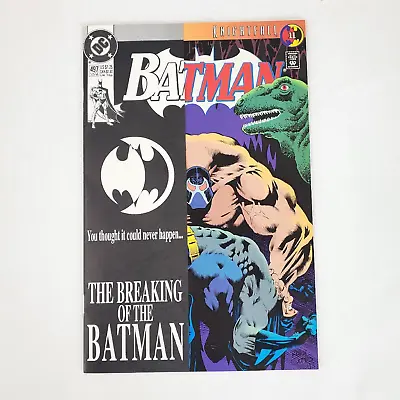 Buy Batman #497 First Print Bane Breaks Batman's Back Knightfall DC Comic Book 1993 • 5.06£