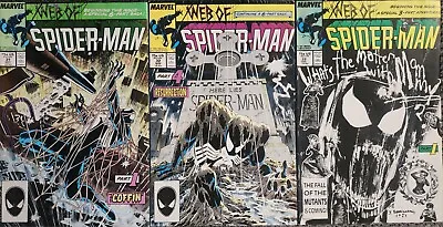 Buy Web Of Spider-Man #31 32 33 Marvel 1987  Mike Zeck Icon Cover KEY 1st App Kraven • 46.66£
