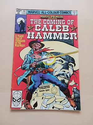 Buy Vintage Marvel Premiere No.54 The Coming Of Caleb Hammer (VF+) 1980 • 5.95£