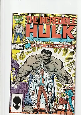 Buy Incredible Hulk #324 Hulk #1 Homage VFNM Marvel 1986 1st Print • 10.29£
