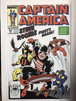 Buy Captain America #337-high Grade-the Captain-1st Copperhead-marvel Copper Age Key • 13.50£