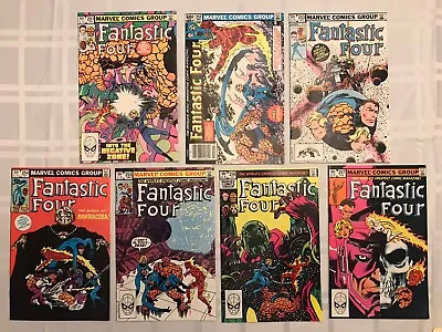 Buy Fantastic Four #251, 252, 253, 254, 255, 256, 257 - 7 Comics - Byrne Galactus • 12.70£