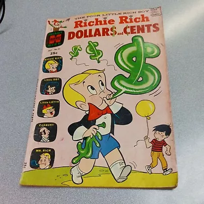 Buy RICHIE RICH DOLLARS AND CENTS Harvey Comics #31	Silver Age Giant 1969 Little Dot • 23.68£