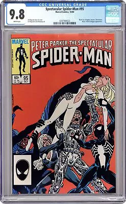 Buy Spectacular Spider-Man Peter Parker #95 CGC 9.8 1984 4397988023 • 80.43£