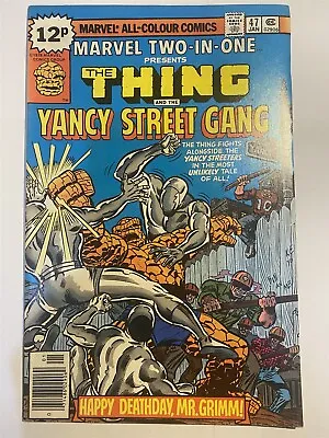 Buy MARVEL TWO-IN-ONE #47 The Thing UK Price Marvel Comics 1979 VF • 2.95£