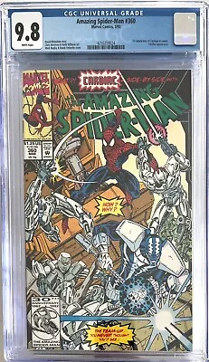 Buy The Amazing Spider-Man #360 CGC 9.8 1st Cameo Appearance Of Carnage (H/P) • 99.29£