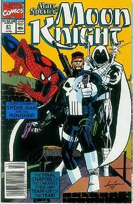 Buy Marc Spector: Moon Knight # 21 (Guests: Spiderman, Punisher) (USA, 1990) • 3.42£