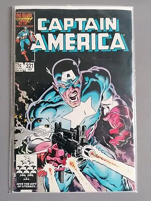 Buy Captain America #321  1986 1st ULTIMATUM, FLAGSMASHER Joins Team • 14£