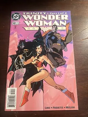 Buy Wonder Woman 140 1999 JLA Batman Superman DC Comics Trinity Adam Hughes • 11.86£