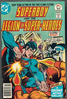 Buy Superboy Legion Of Super-Heroes 225  Superboy Vs Wildfire!  VF-  1977 DC Comic • 6.39£