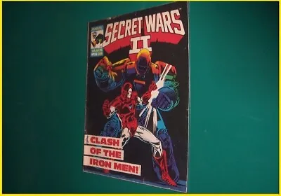 Buy Secret Wars #53 1985 Marvel UK Iron Man #200 Reprint Obadiah Stane Madame Masque • 0.85£