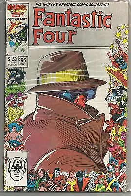 Buy Fantastic Four #296 , Vintage Marvel Comic Book From November 1986 • 6.85£