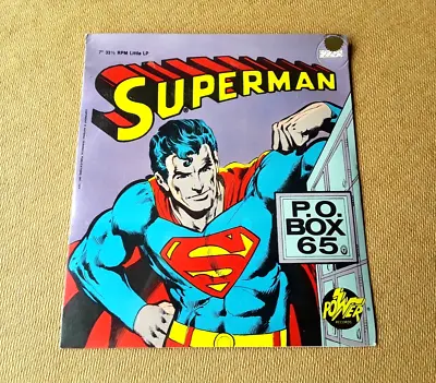 Buy SUPERMAN PO Box 65 7  (1975 Power F2295) Rare USA 33rpm Little LP Still Sealed • 7£