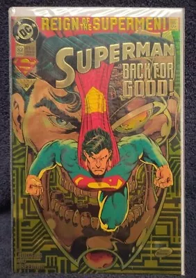 Buy Superman #82 (1993 DC) Chromium Cover Reign Of The Supermen! Back For Good B&B • 3.08£