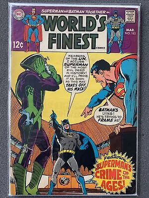 Buy DC Comics Superman And Batman In Worlds Finest #183 Bronze Age • 11.99£