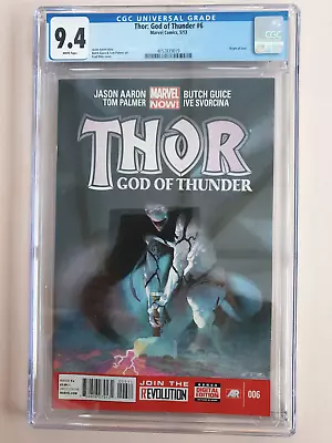 Buy Thor God Of Thunder 6 CGC 9.4 *Gorr God Butcher, Knull Cameo, 2013, UK Seller* • 119.99£
