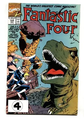 Buy Fantastic Four #346-1990-Time Variance Authority Cameo-comic Book • 24.45£