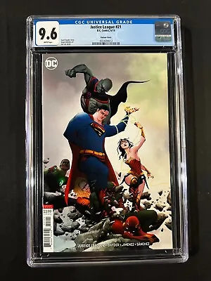 Buy Justice League #21 CGC 9.6 (2019) - Variant Cover • 35.97£