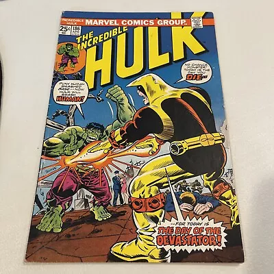 Buy The Incredible Hulk #186, April, 1975, Vintage Marvel Comic, Combine Shipping • 11.87£