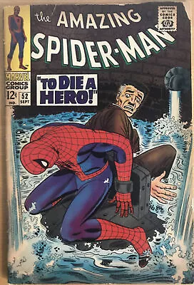 Buy The Amazing Spider-Man #52 September 1967 First App Of Joe Robertson Romita Art • 59.99£