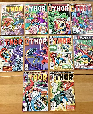 Buy 10 Thor Marvel Comics - The Mighty Thor 1970 80s Bronze Age - Few Key Issues • 25£