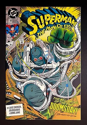 Buy SUPERMAN #18 1st Full DOOMSDAY Appearance 1st Print DC Comics 1992 • 15.82£