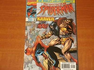 Buy Marvel Comics: THE SPECTACULAR SPIDER-MAN #251  Nov. 1997 Kraven, The Hero?? • 4.99£