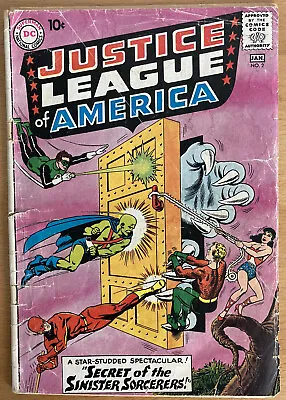 Buy Justice League Of America #2 Dec 1960 Secrets Of The Sinister Sorcerers V Scarce • 99.99£