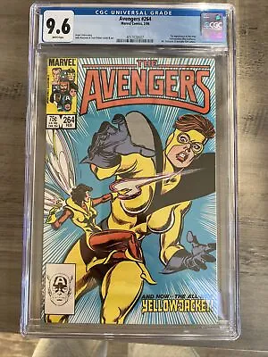 Buy Avengers 264 Comic Cgc Key Issue Yellow Jacket And Fantastic Four 9.6 • 59£