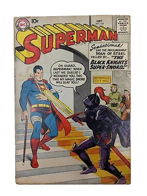 Buy 1958 Superman DC Comic Book #124  Black Knights Super Sword  VG- • 36.49£