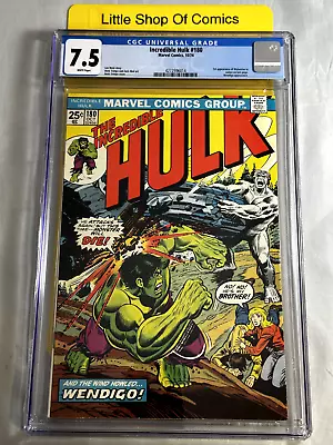 Buy Incredible Hulk #180 Cgc 7.5 • 869.67£